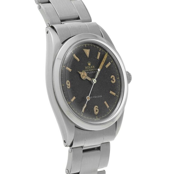 ROLEX Explorer 1 Ref.5504 Antique 5504 37-(6 digits, around 1957/1958) Black... - Picture 3 of 5
